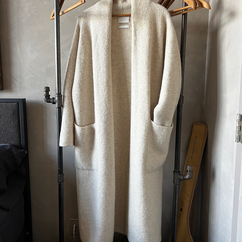 Lauren Manoogian off-white (RARE) Long double face long coat